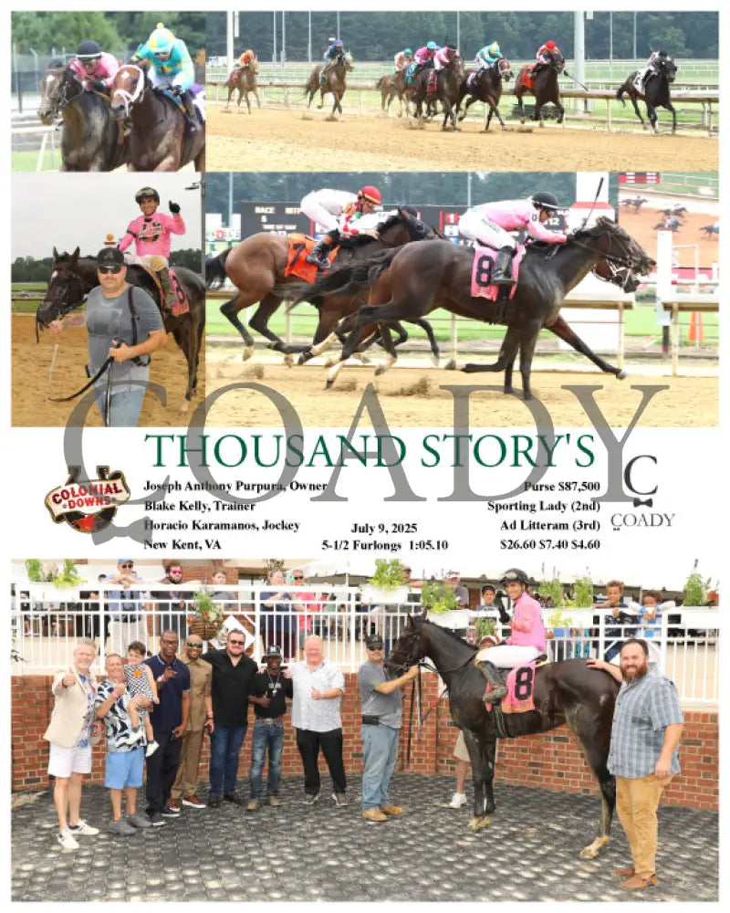 THOUSAND STORY’S - 07-09-25 - R05 - CNL Colonial Downs