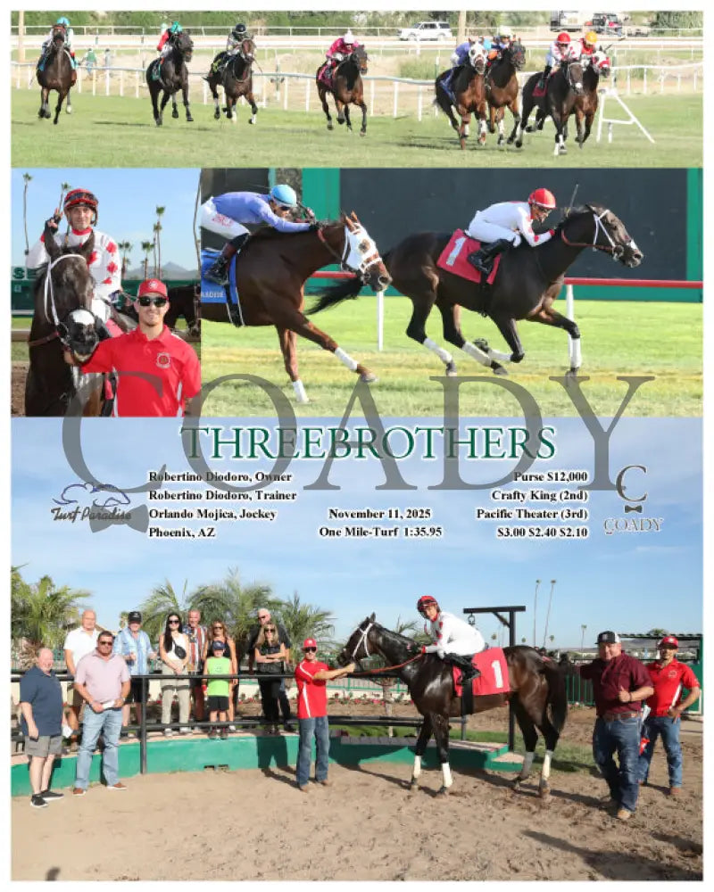 THREEBROTHERS - 11-11-25 - R05 - TUP Turf Paradise