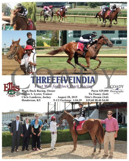 Threefiveindia - 082815 Race 06 Elp Ellis Park