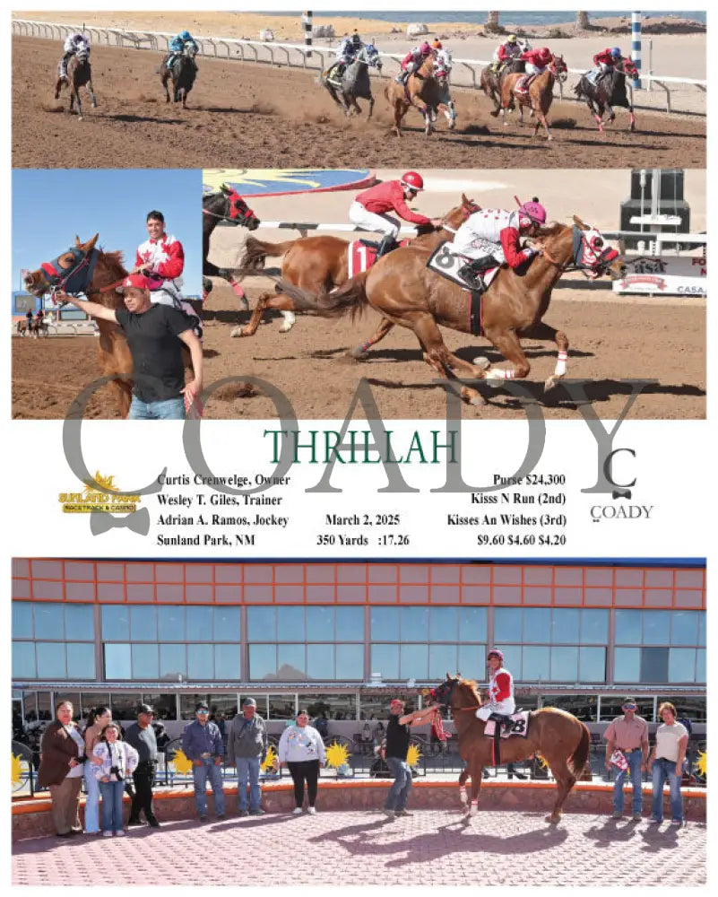 THRILLAH - 03-02-25 - R06 - SUN Sunland Park