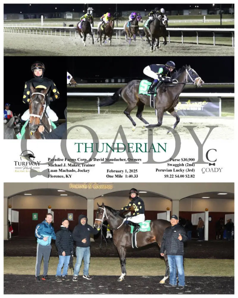 Thunderian - 02-01-25 R09 Tp Turfway Park