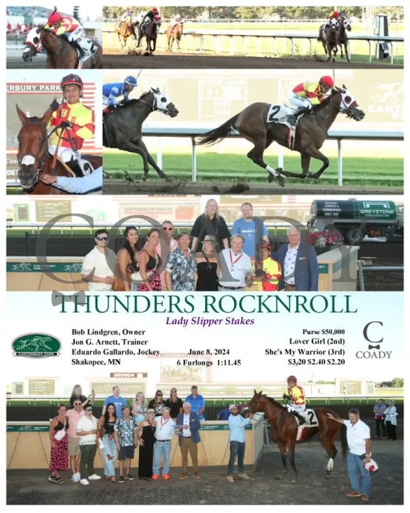 Thunders Rocknroll - Lady Slipper Stakes 06-08-24 R04 Cby Canterbury Park