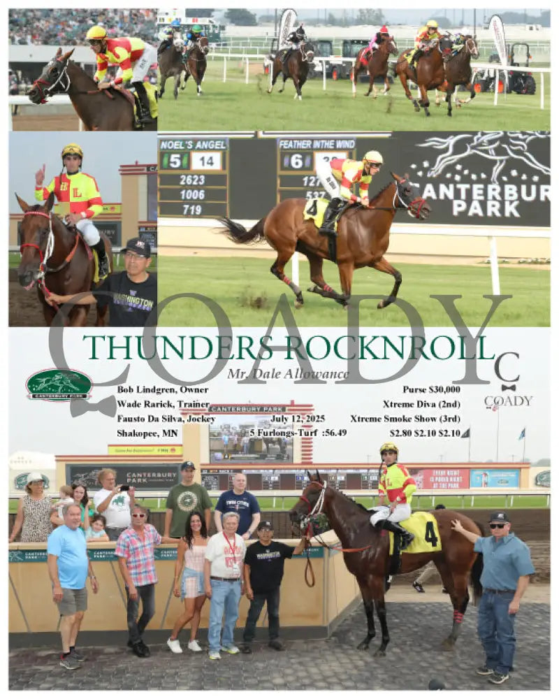 THUNDERS ROCKNROLL - Mr. Dale Allowance - 07-12-25 - R02 - CBY Canterbury Park