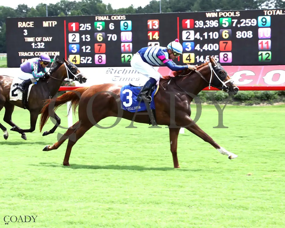 THURSDAY GIRL - The Brookmeade Stakes - 07-19-25 - R03 - CNL - Finish 01 Colonial Downs