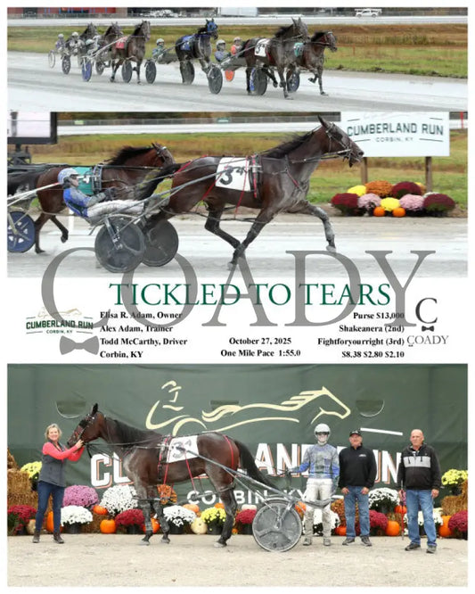 TICKLED TO TEARS - 102725 - Race 04 - CMR Presque Isle Downs