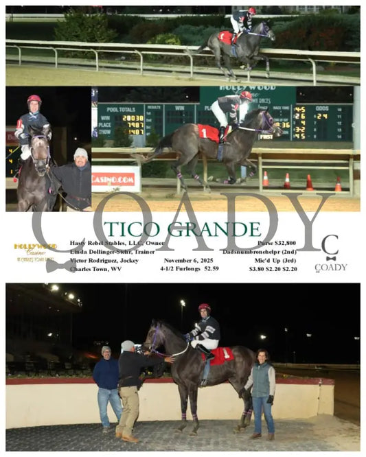 TICO GRANDE - 11-06-25 - R04 - CT Hollywood Casino at Charles Town Races