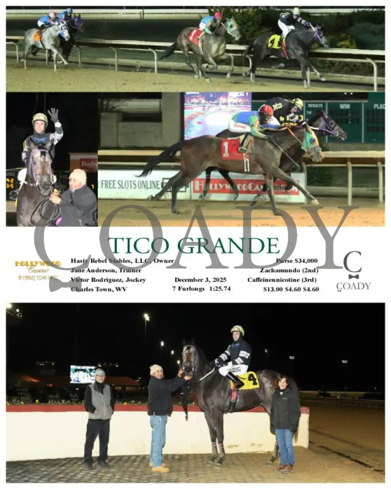 TICO GRANDE - 12-03-25 - R07 - CT Hollywood Casino at Charles Town Races