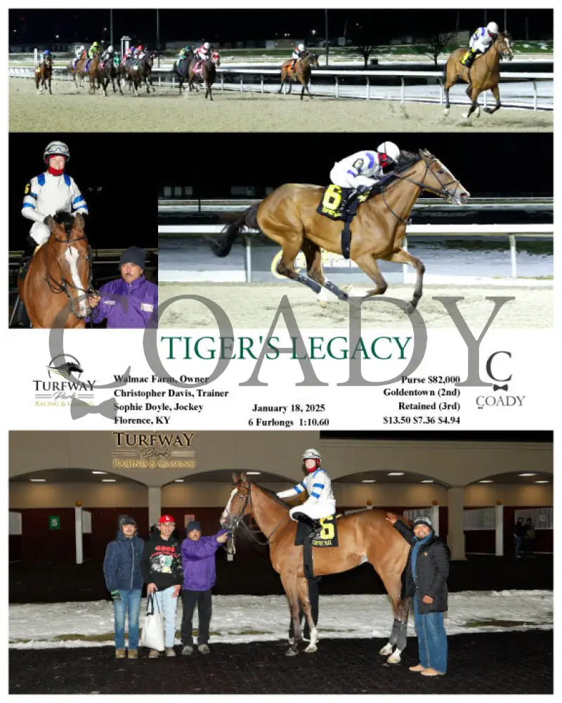 Tiger’s Legacy - 01-18-25 R09 Tp Turfway Park