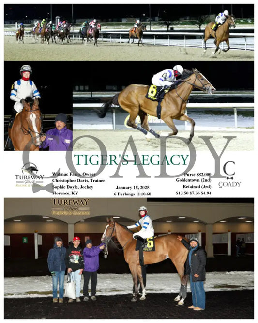 Tiger’s Legacy - 01-18-25 R09 Tp Turfway Park