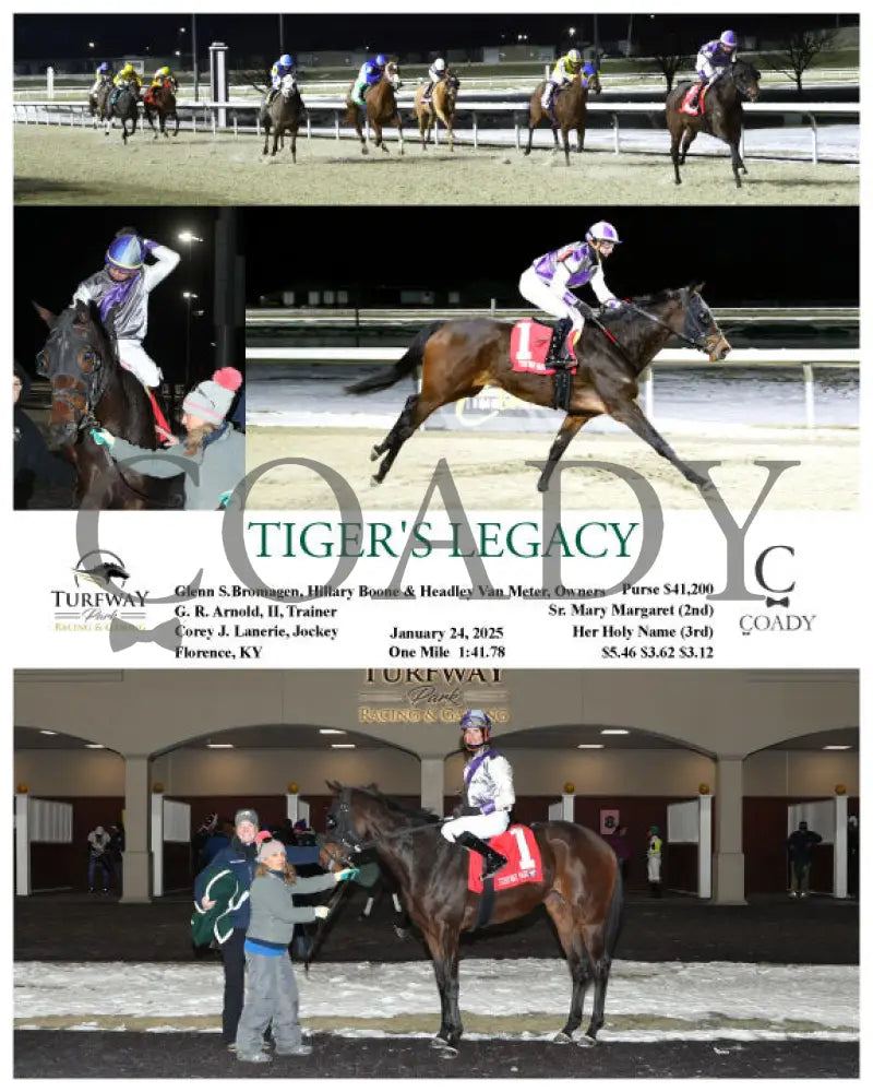 Tiger’s Legacy - 01-24-25 R02 Tp Turfway Park