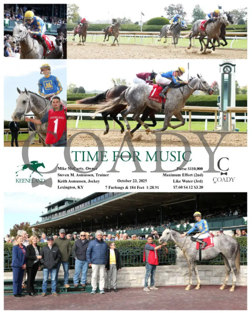 TIME FOR MUSIC - 10-23-25 - R02 - KEE Keeneland
