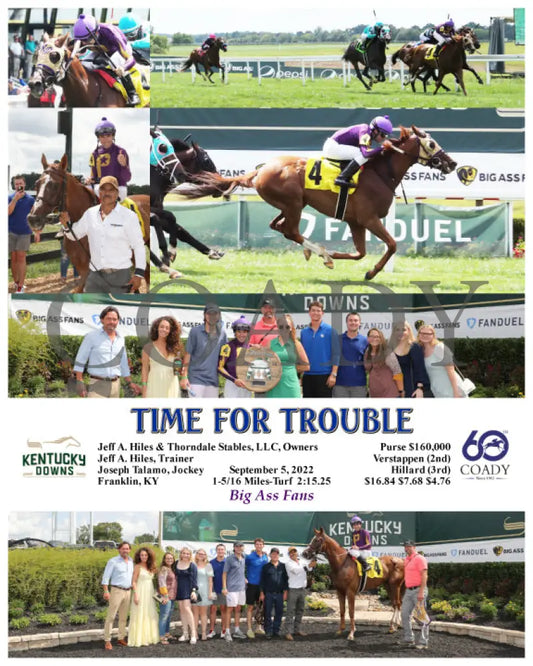 Time For Trouble - 09-05-22 R04 Kd Kentucky Downs