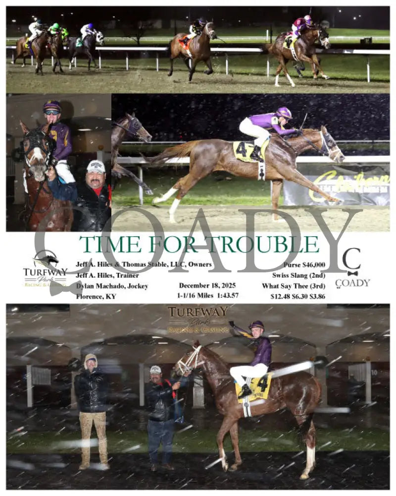TIME FOR TROUBLE  - 121825 - Race 06 - Coady Media - Kurtis Coady Photography
