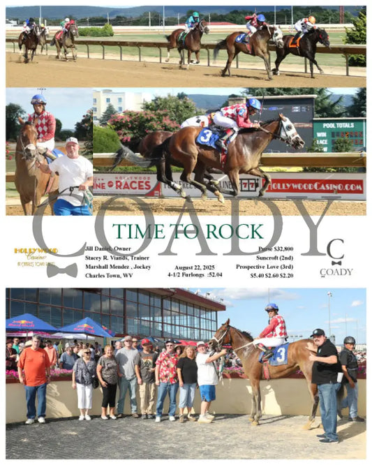 TIME TO ROCK 082225 Race 01 CT Hollywood Casino at Charles Town Races