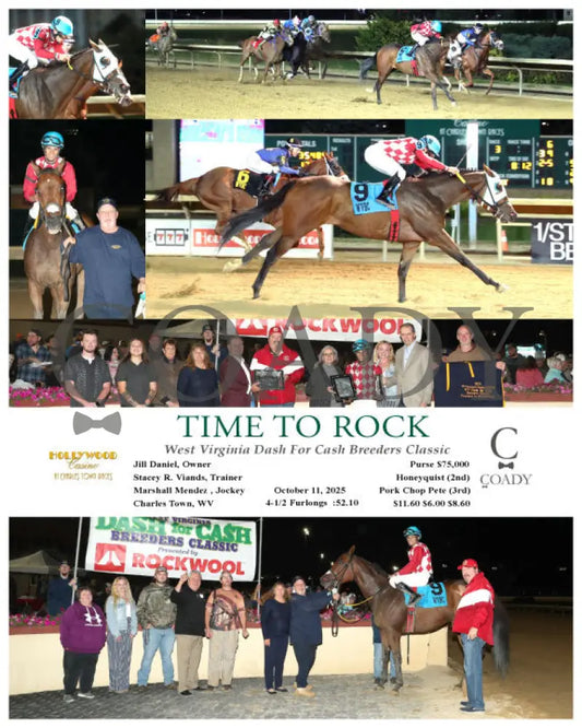 TIME TO ROCK - West Virginia Dash For Cash Breeders Classic - 10-11-25 - R03 - CT Hollywood Casino at Charles Town Races