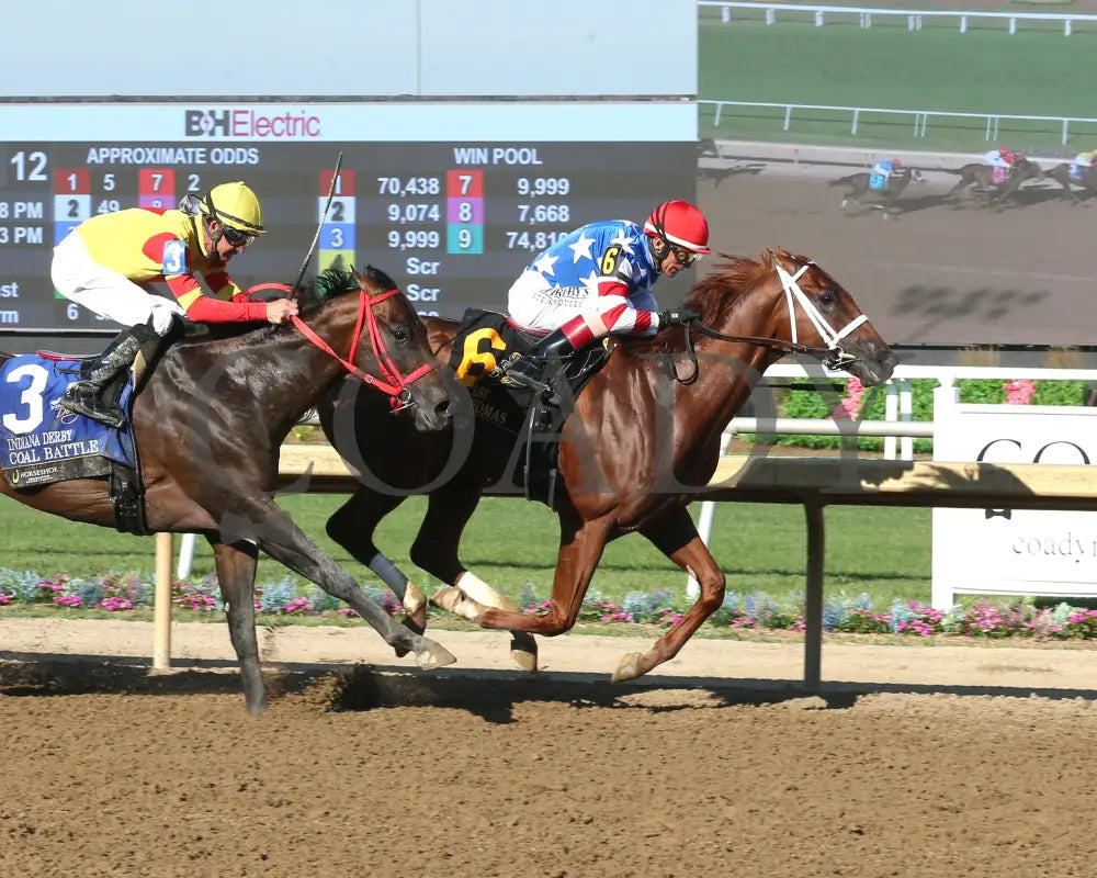 TIP TOP THOMAS - Indiana Derby - G3 - 07-05-25 - R12 - IND - Finish 01 Indiana Grand