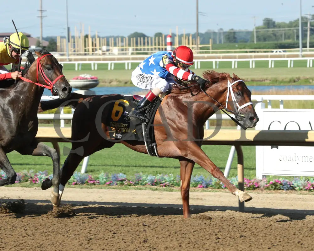 TIP TOP THOMAS - Indiana Derby - G3 - 07-05-25 - R12 - IND - Finish 02 Indiana Grand