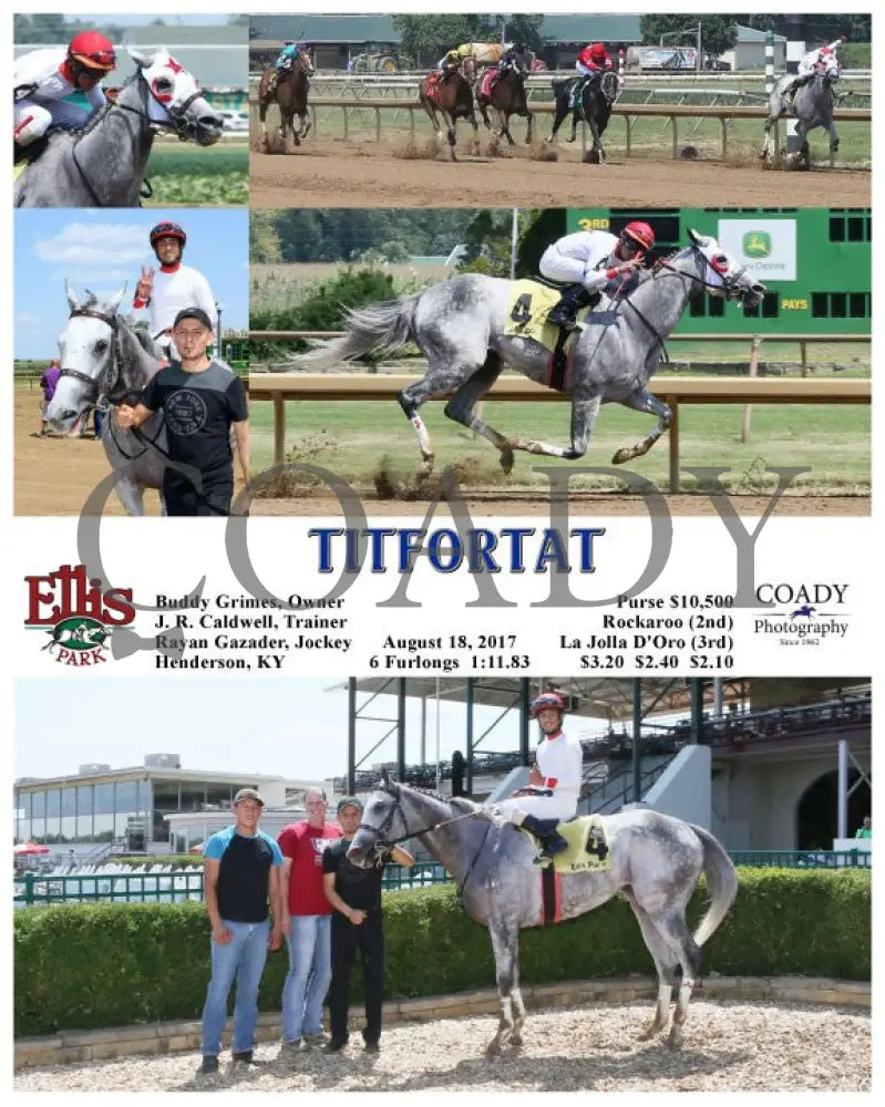 Titfortat - 081817 Race 03 Elp Ellis Park