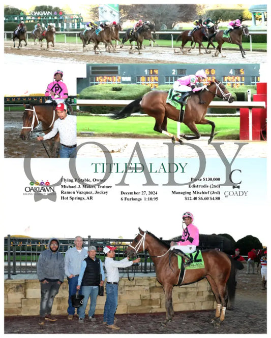 Titled Lady - 12-27-24 R09 Op Oaklawn Park