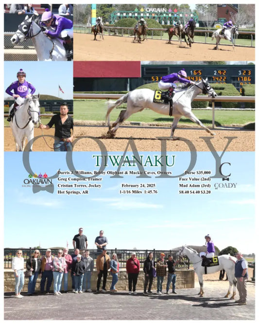 TIWANAKU - 02-24-25 - R01 - OP Oaklawn Park