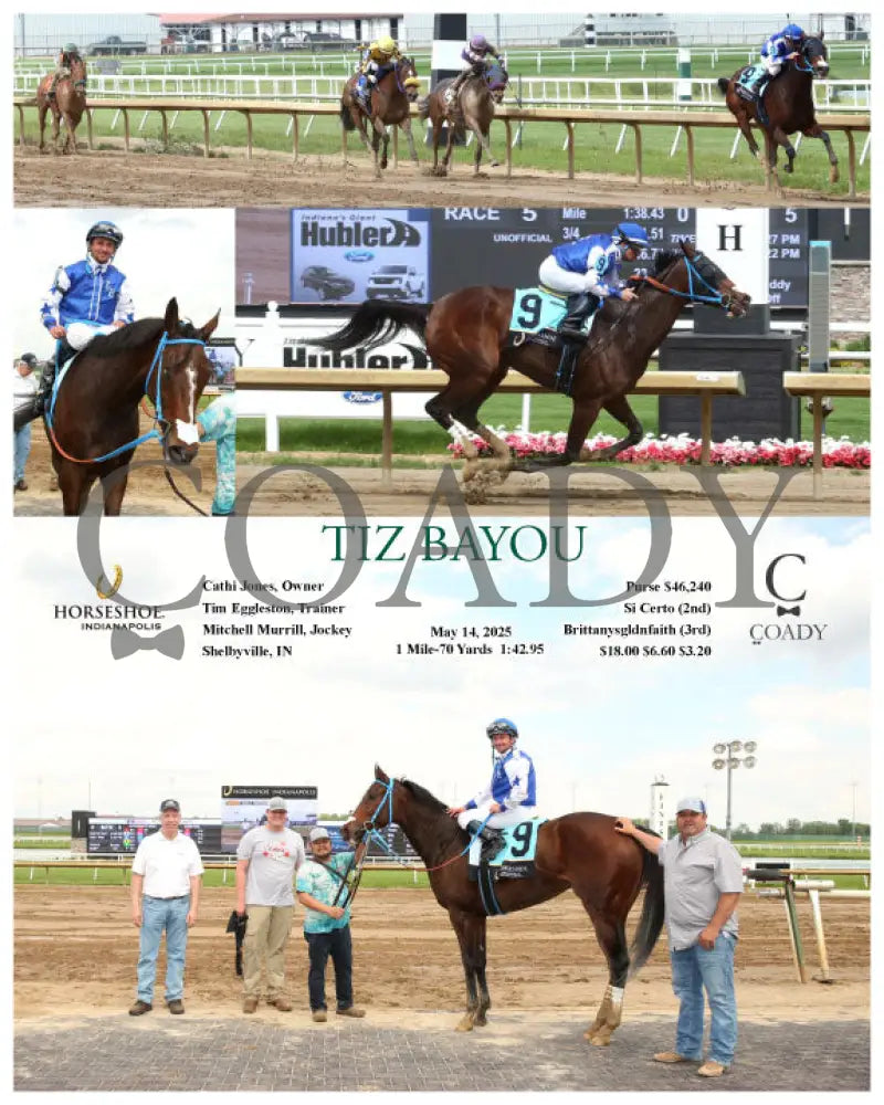 TIZ BAYOU - 05-14-25 - R05 - IND Indiana Grand