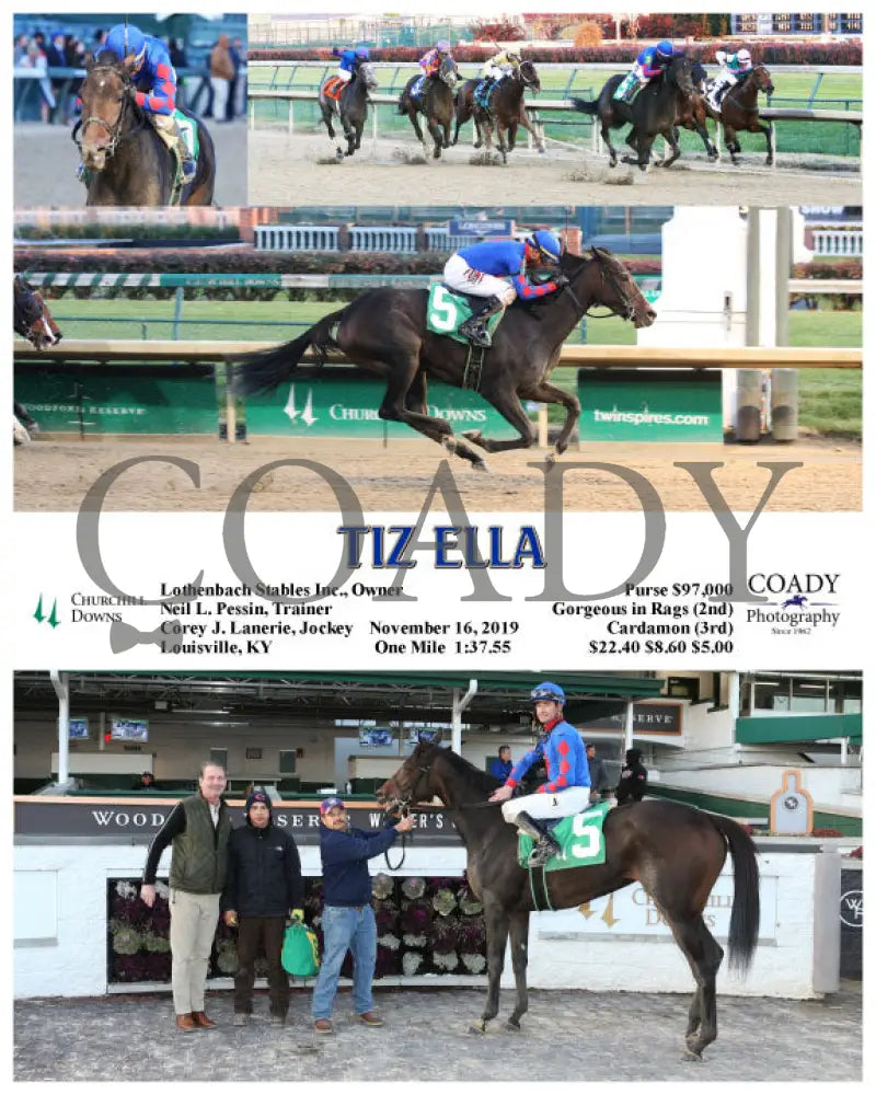 Tiz Ella - 11-16-19 R09 Cd Churchill Downs