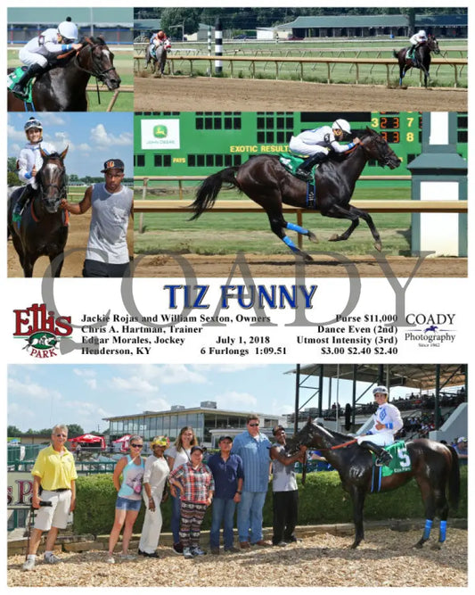 Tiz Funny - 070118 Race 07 Elp Ellis Park