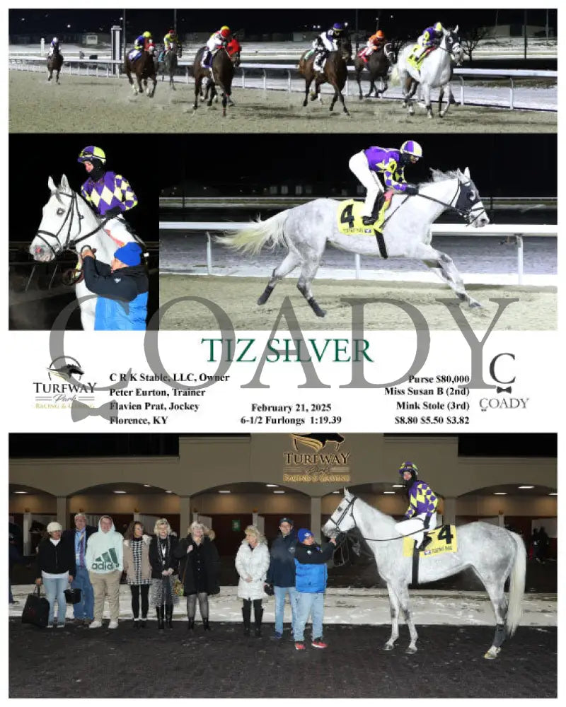TIZ SILVER - 022125 - Race 06 - TP Turfway Park
