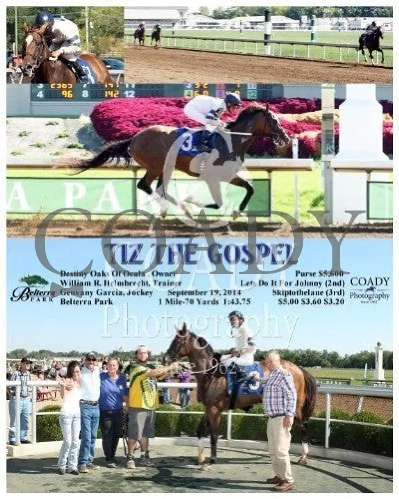 Tiz The Gospel - 091914 Race 02 Btp Belterra Park