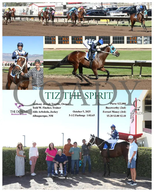 TIZ THE SPIRIT - 10-05-25 - R05 - ALB Downs at Albuquerque