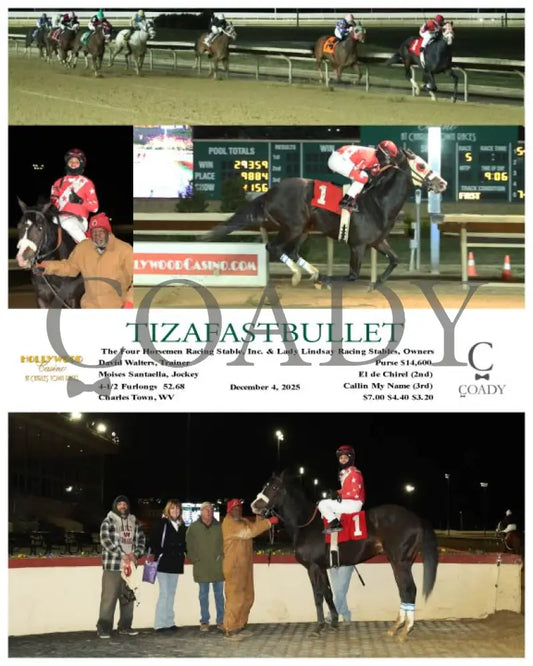 TIZAFASTBULLET - 12-04-25 - R05 - CT Hollywood Casino at Charles Town Races