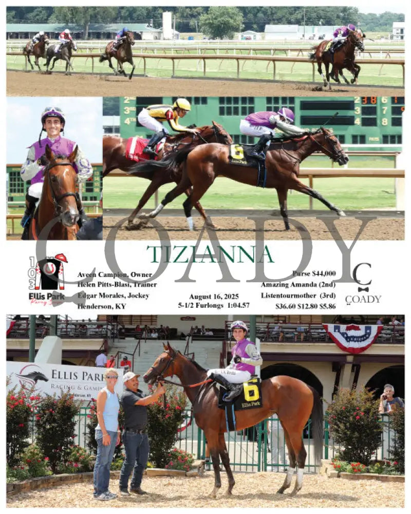 TIZIANNA - 08-16-25 - R04 - ELP Ellis Park