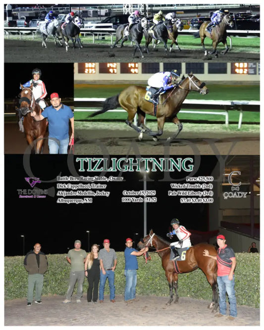 TIZLIGHTNING - 10-15-25 - R08 - ALB Downs at Albuquerque