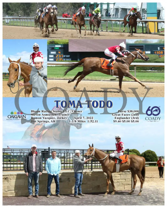 Toma Todo - 04-07-22 R04 Op Oaklawn Park