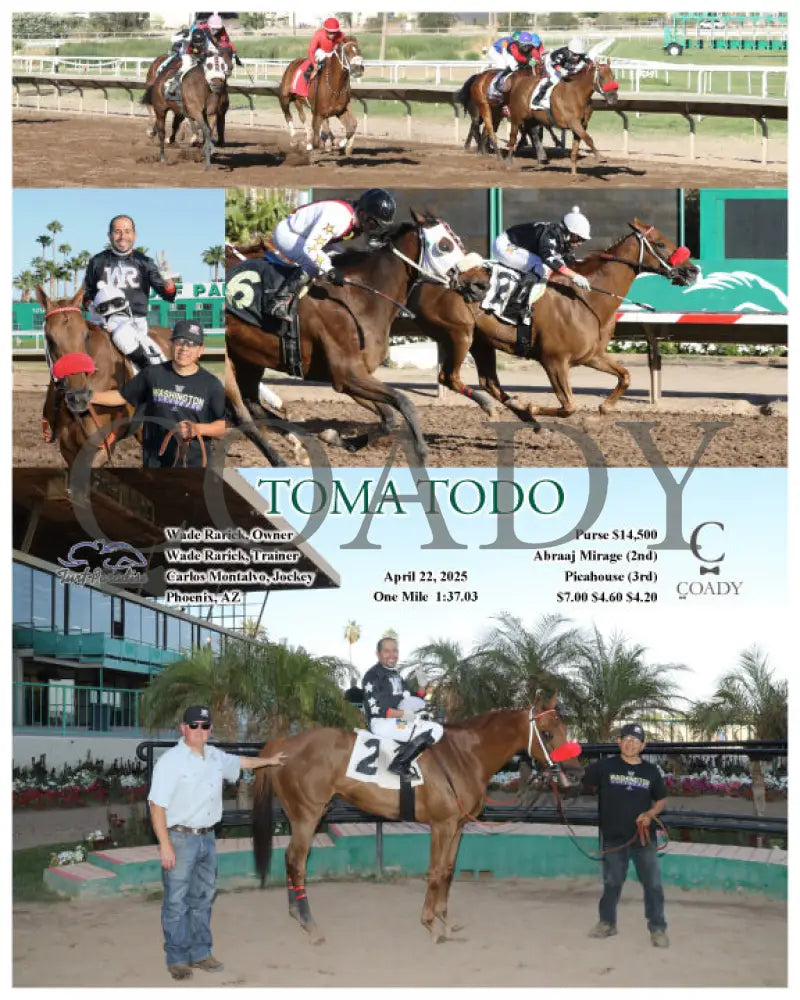 TOMA TODO - 04-22-25 - R09 - TUP Turf Paradise