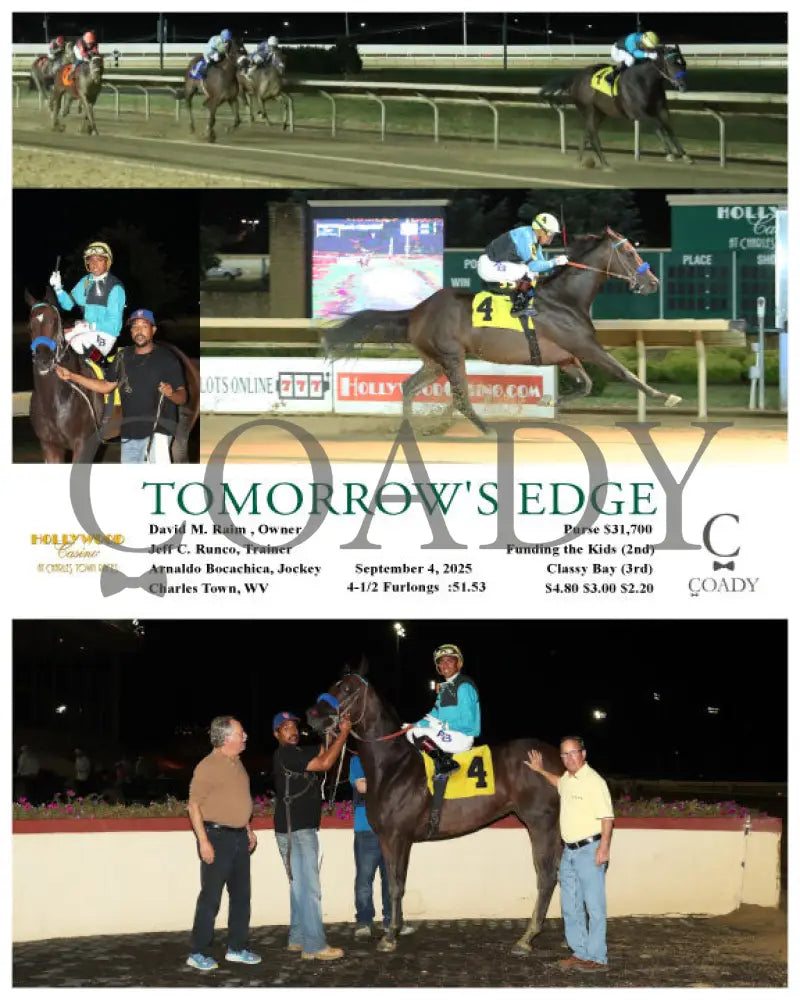 TOMORROW’S EDGE - 09-04-25 - R06 - CT Hollywood Casino at Charles Town Races