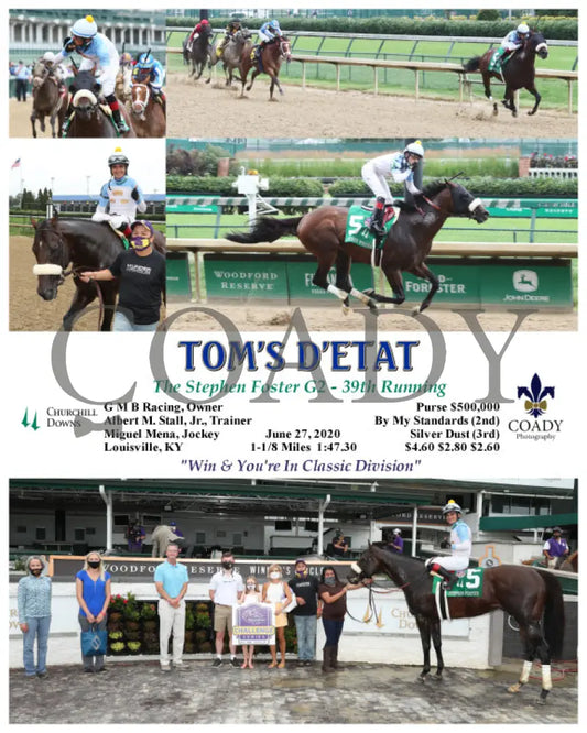 Tom’s D’etat - The Stephen Foster G2 39Th Running 06-27-20 R10 Cd Churchill Downs