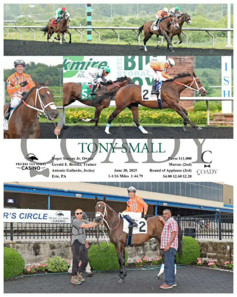 TONY SMALL - 06-30-25 - R04 - PID Presque Isle Downs