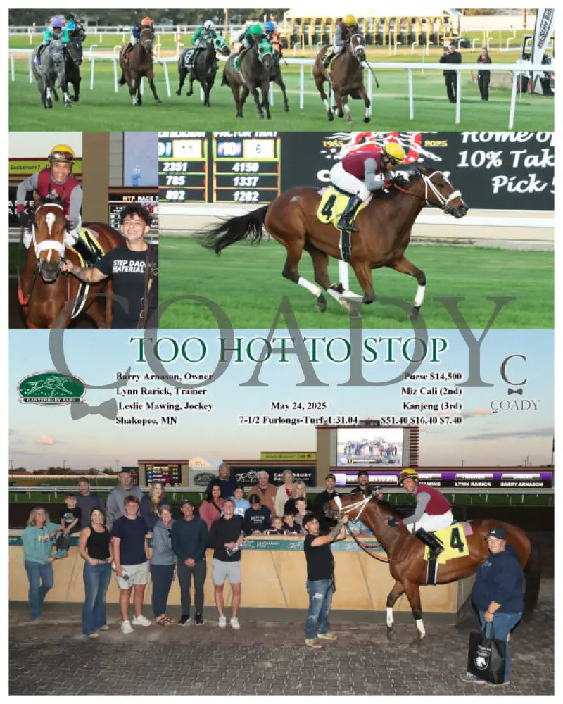 TOO HOT TO STOP - 05-24-25 - R07 - CBY Canterbury Park