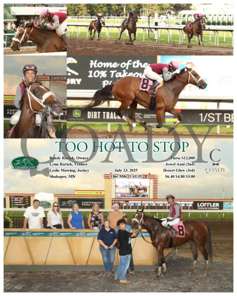 TOO HOT TO STOP - 07-23-25 - R07 - CBY Canterbury Park
