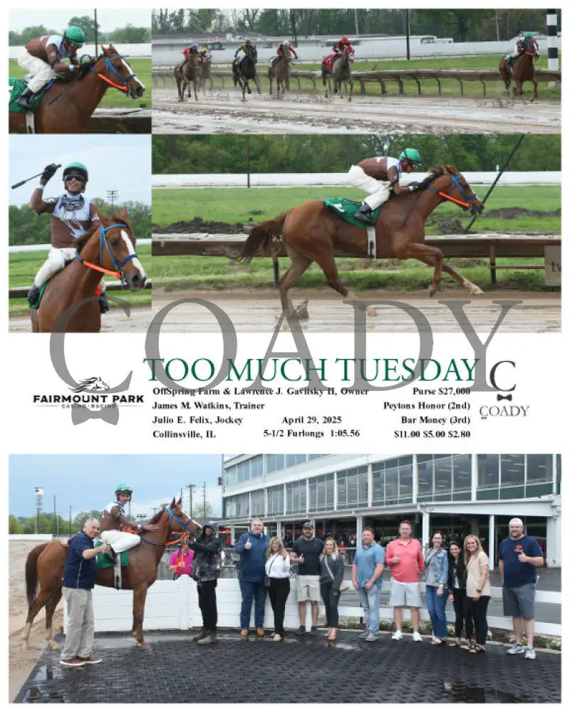 TOO MUCH TUESDAY - 04-29-25 - R04 - FP Fanduel Sportsbook Horse Racing