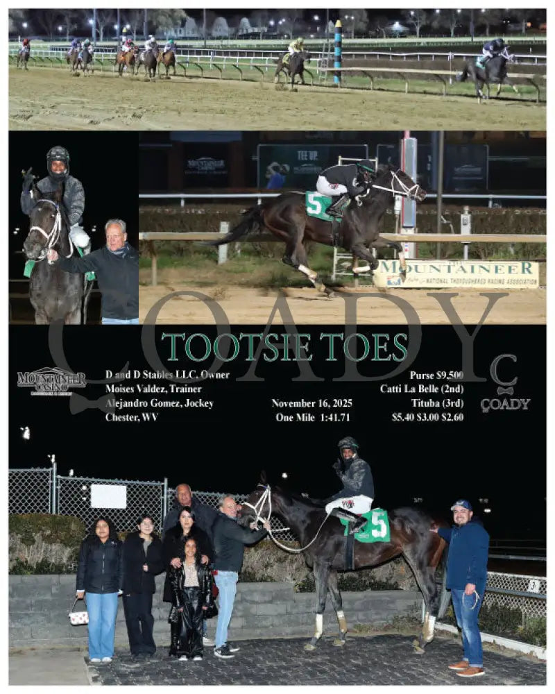 TOOTSIE TOES - 11-16-25 - R01 - MNR - Coady Media - Kurtis Coady Photography