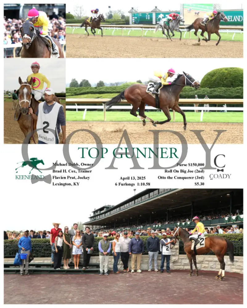 TOP GUNNER - 04-13-25 - R04 - KEE Keeneland