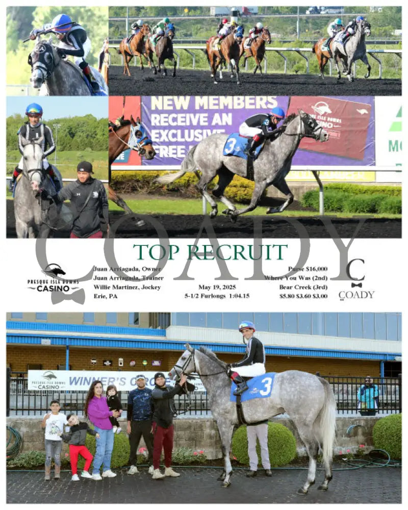 TOP RECRUIT - 05-19-25 - R06 - PID Presque Isle Downs