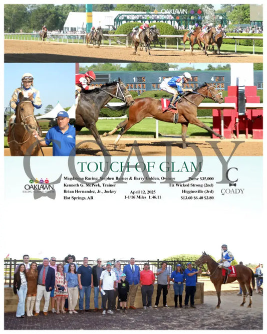 TOUCH OF GLAM - 04-12-25 - R09 - OP Oaklawn Park