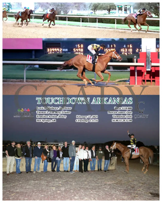 TOUCHDOWN ARKANSAS - 02-23-25 - R12 - OP Oaklawn Park