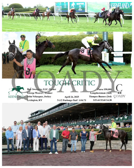 TOUGH CRITIC - 04-24-25 - R02 - KEE) Keeneland
