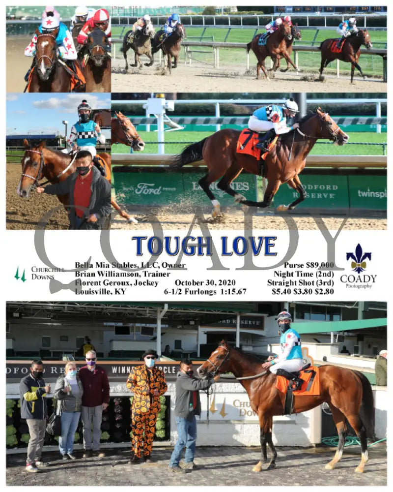 Tough Love - 10-30-20 R08 Cd Churchill Downs