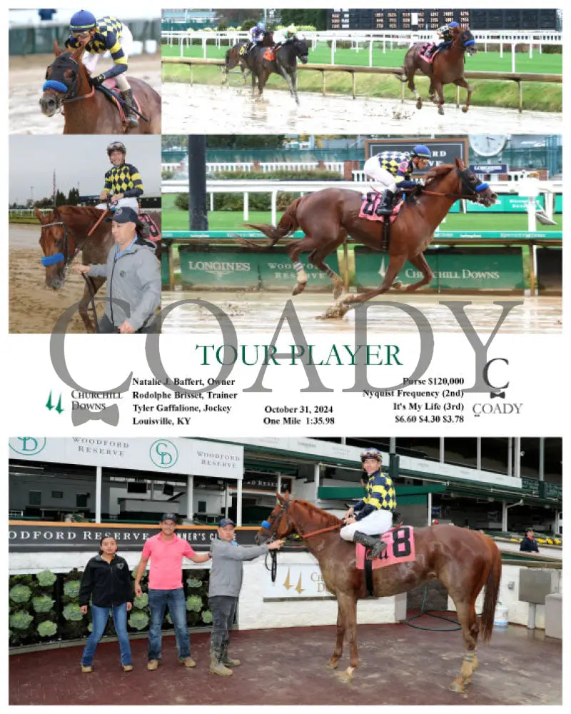 Tour Player - 10-31-24 R06 Cd Churchill Downs