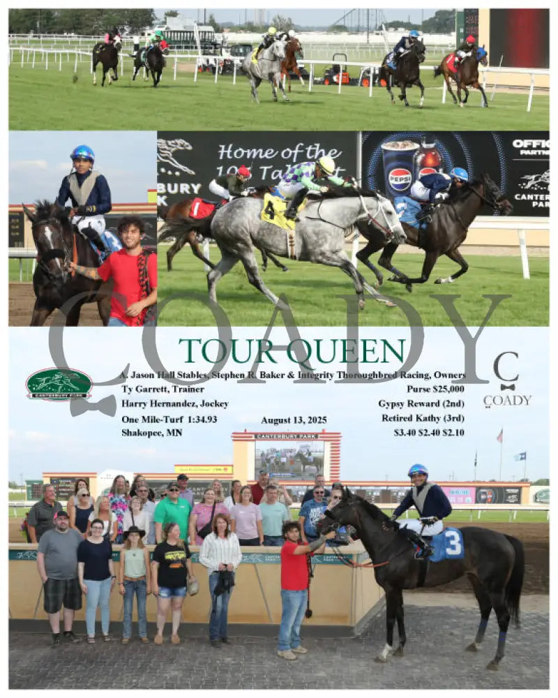 TOUR QUEEN - 08-13-25 - R02 - CBY Canterbury Park